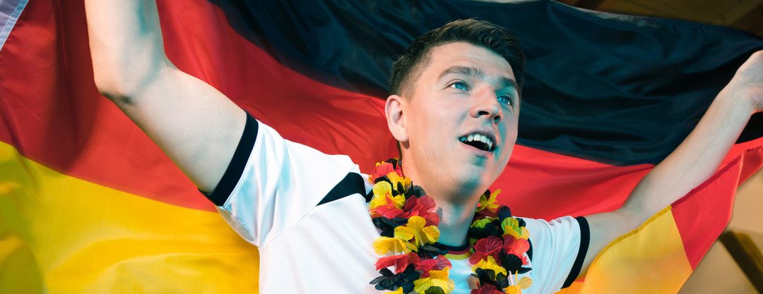 WM Russland Reise: deutscher Fan