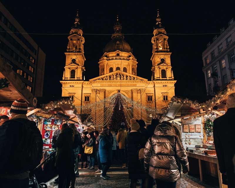 Weihnachtsmarkt in Budapest
