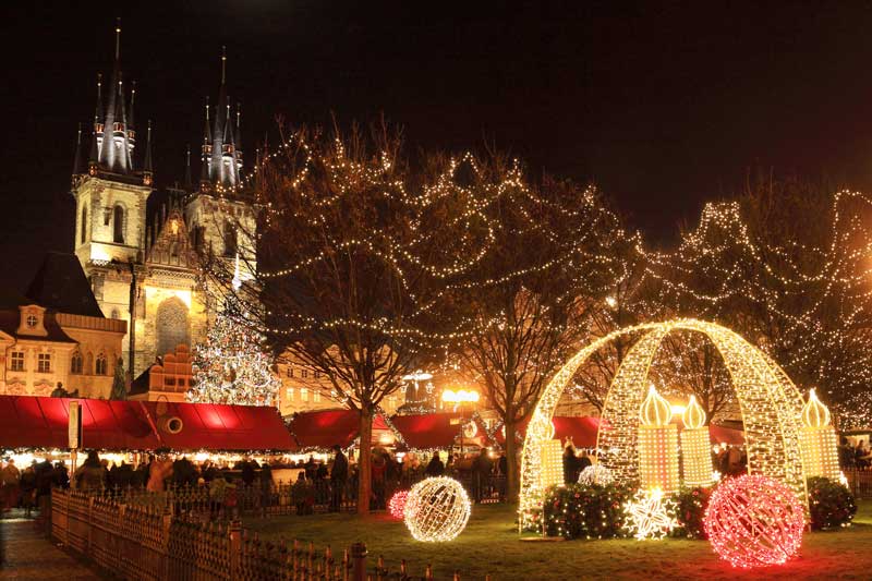 Weihnachtsmarkt in Prag